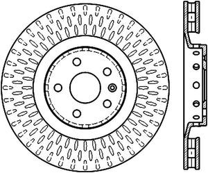 StopTech 09-15 Cadillac CTS-V Cryo Slotted Front Left Sport Brake Rotor