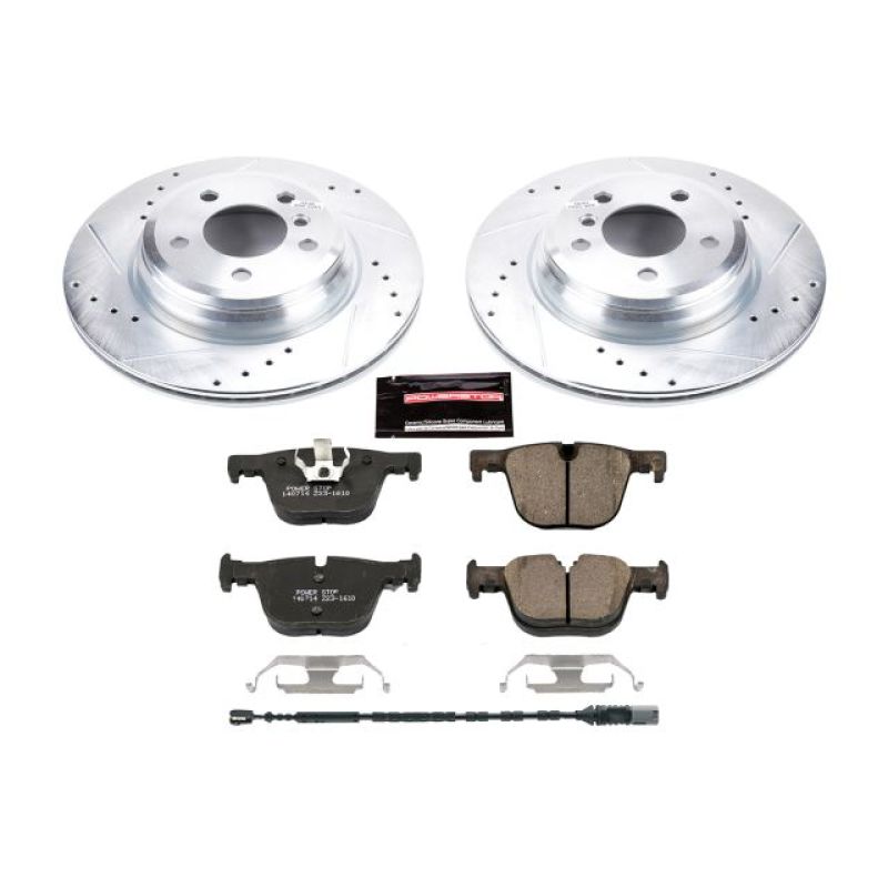 Power Stop 15-16 BMW 328i xDrive Rear Z23 Evolution Sport Brake Kit