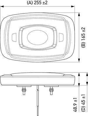 Hella L/Bar Mini 10In Led (Mv Mag Amber)