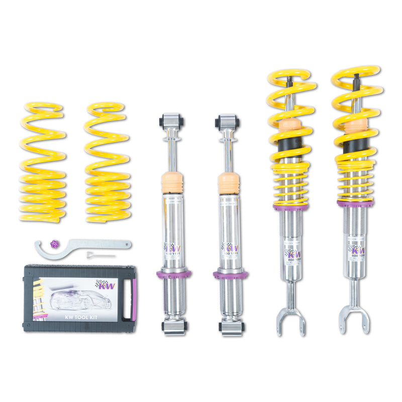 KW Coilover Kit V1 Audi A4 S4 (8D/B5 B5S) Sedan + Avant; Quattro incl. S4; all engines