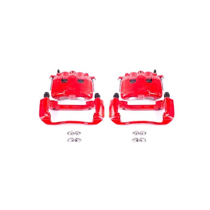 Power Stop 05-08 Dodge Dakota Front Red Calipers w/Brackets - Pair