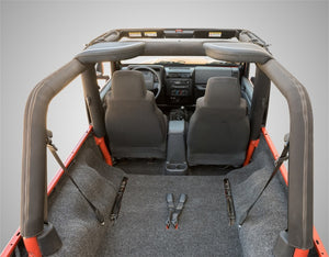 BedRug 03-06 Jeep LJ Unlimited Rear 4pc Cargo Kit (Incl Tailgate & Tub Liner)