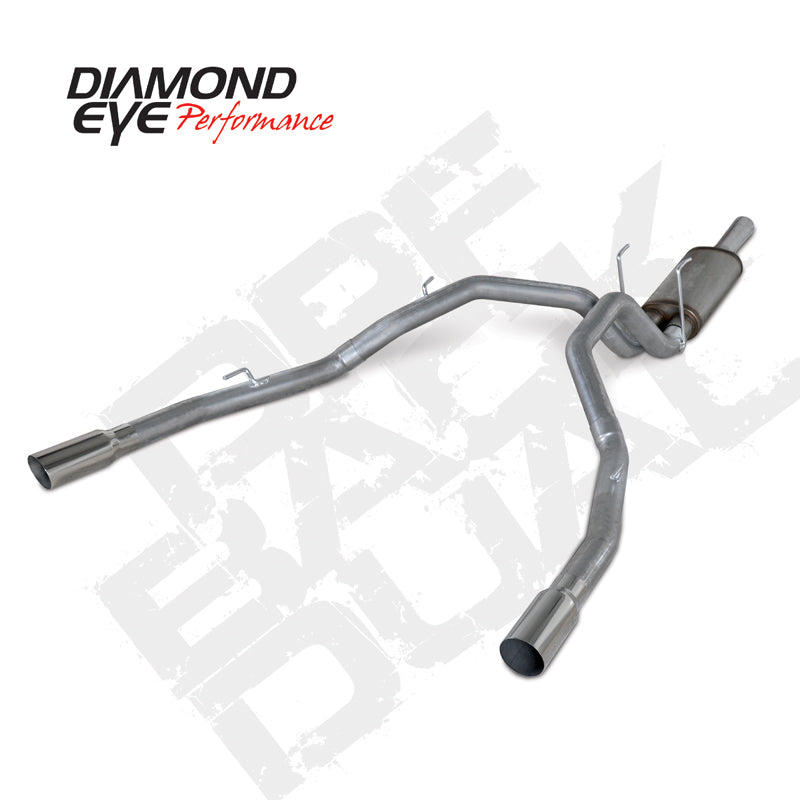 Diamond Eye KIT 3in DPF-BACK DUAL SS: DODGE 1500 2014 DIESEL