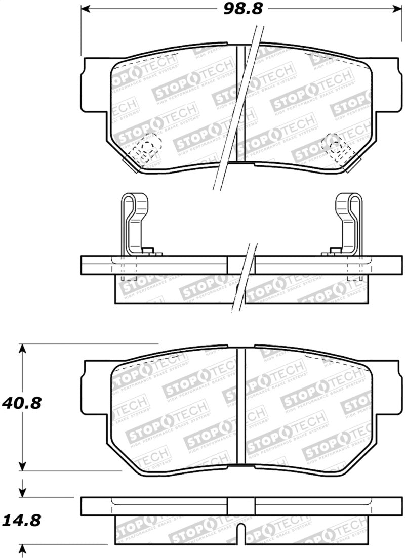 StopTech Street Brake Pads