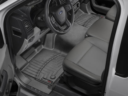 WeatherTech 2019+ Chevrolet Silverado 1500 Reg Cab (Vinyl Floors) Rear FloorLiner - Black