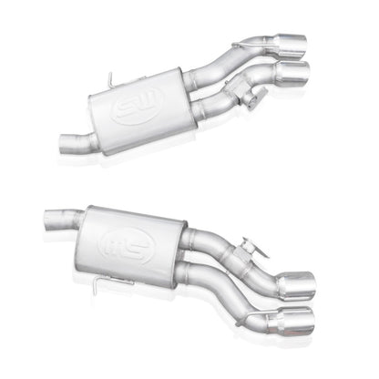 Stainless Works 2016-18 Cadillac CTS-V Sedan Axle Back System Dual-Mode Turbo Mufflers 4in Tips