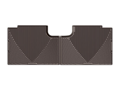 WeatherTech 2015+ Ford F-150 Rear Rubber Mats - Cocoa