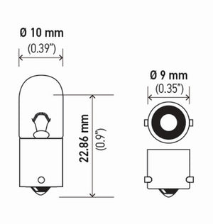 Hella Bulb 3893 12V 4W Ba9S T275