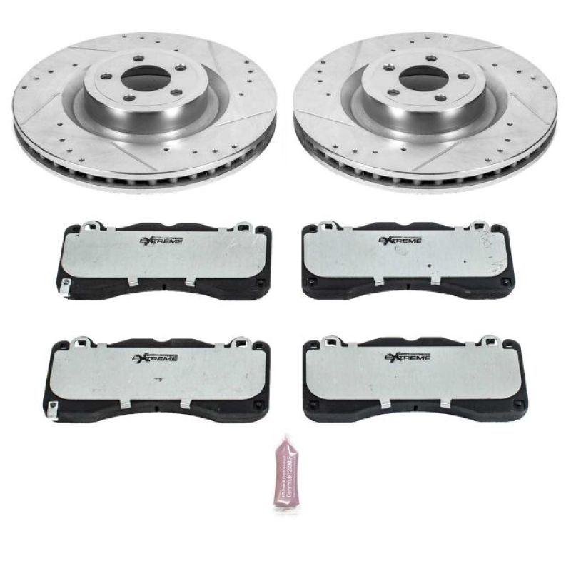 Power Stop 15-22 Ford Mustang Front Z26 Street Brake Kit