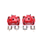 Power Stop 07-18 Nissan Sentra Front Red Calipers w/Brackets - Pair