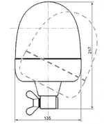 Hella Identification Lamp Rotating Beacon 2Rl