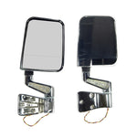 Rugged Ridge 87-02 Jeep Wrangler YJ/TJ Chrome Dual Focus Door Mirror Kit w/ LED Signal