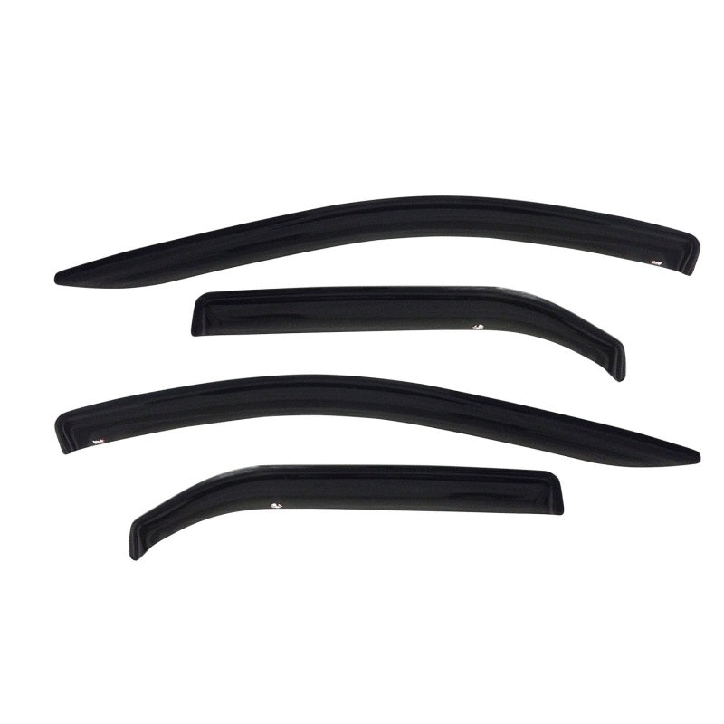 Westin 2007-2018 Toyota Tundra Double Cab Wade Slim Wind Deflector 4pc - Smoke