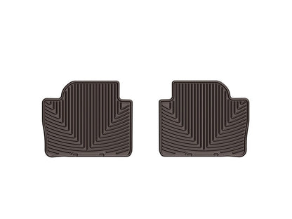 WeatherTech 2012+ BMW 3-Series (F30) Rear Rubber Mats - Cocoa