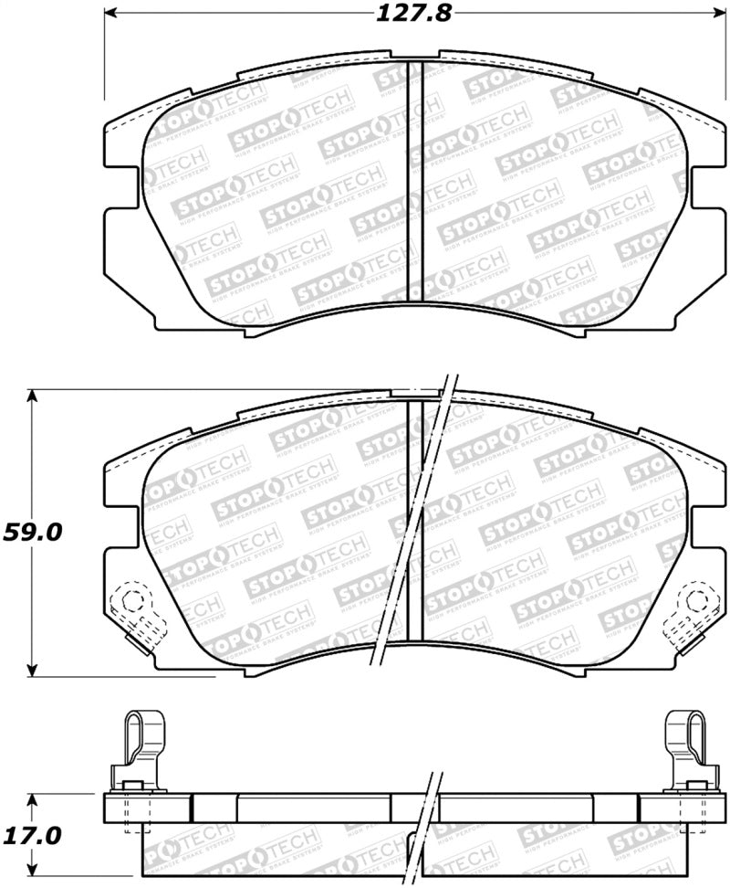 StopTech Street Brake Pads - Front