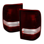 Xtune Ford Ranger 93-97 OE Style Tail Lights Red Smoked ALT-JH-FR93-OE-RSM