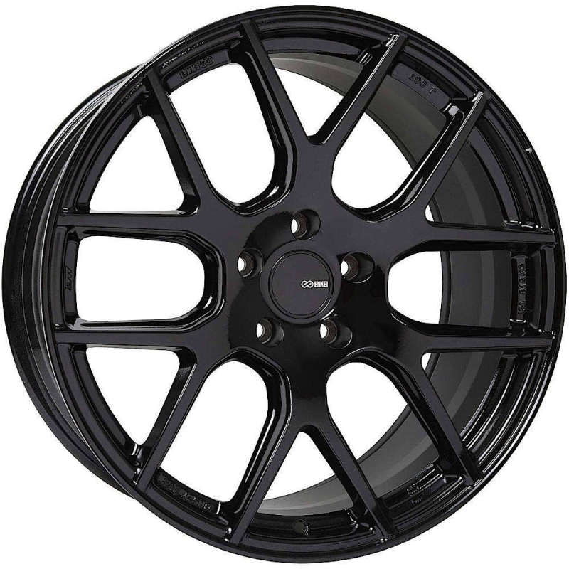 Enkei XM-6 17x7.5 5x100 45mm Offset 72.6mm Bore Gloss Black Wheel