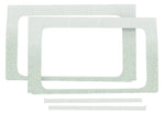 DEI 18-23 Jeep Wrangler JL 4-Door Boom Mat Rear Side Window Trim - 4 Piece - White