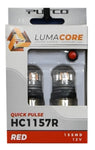 Putco LumaCore 1157 Red - Pair (x3 Strobe w/ Bright Stop)