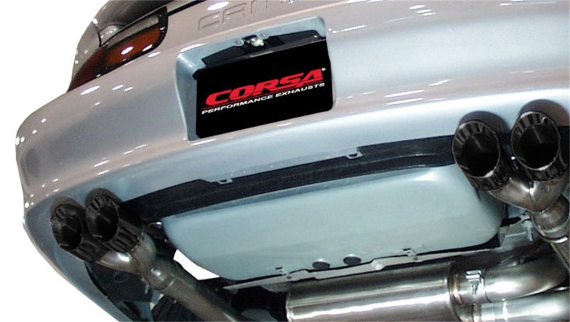Corsa 98-02 Chevrolet Camaro Convertible Z28 5.7L V8 LS1 Black Tip Sport Cat-Back Exhaust