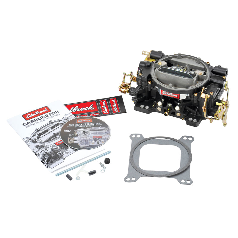 Edelbrock Carburetor Performer Series 4-Barrel 750 CFM Manual Choke Black Finish