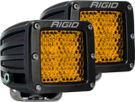 Rigid Industries D-Series - Diffused Rear Facing High/Low - Yellow - Pair