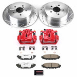 Power Stop 06-09 Subaru Legacy Rear Z26 Street Warrior Brake Kit w/Calipers