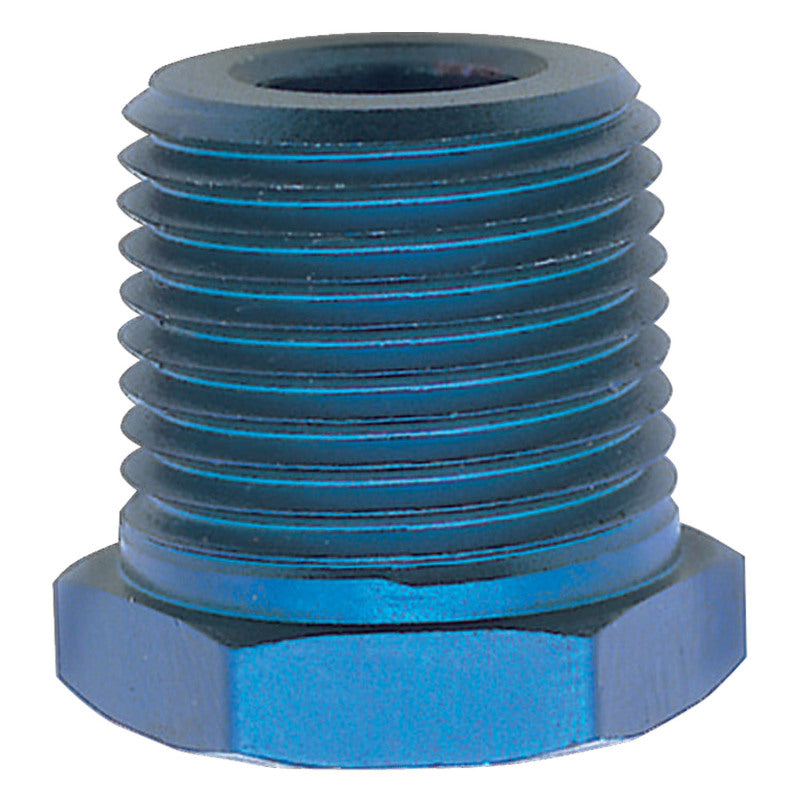 Russell Performance 3/4in Male to 1/2in Female Pipe Bushing Reducer (Blue)