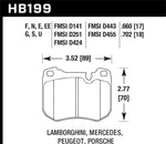 Hawk 79-83 PeuGeot 504 Station Wagon Front ER-1 Brake Pads