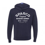 Sparco Sweatshirt ZIP Garage NVY - Medium