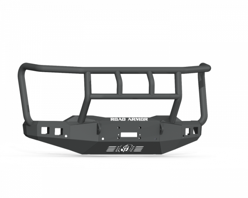 Road Armor 20-22 Chevy 2500 Stealth Front Winch Bumper Titan Guard - Texture Black