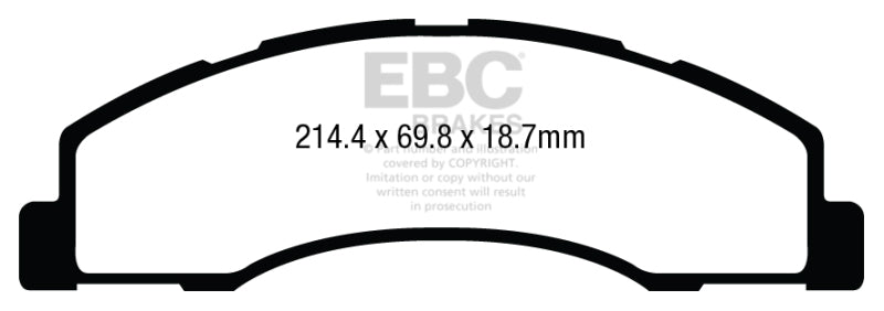 EBC 08+ Ford Econoline E150 4.6 Ultimax2 Front Brake Pads