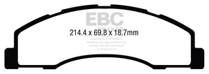 EBC 08+ Ford Econoline E150 4.6 Ultimax2 Front Brake Pads