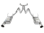 aFe MACHForce XP Cat-Back Exhaust 3in SS w/ Polished Tips 11-14 Ford Mustang GT V8 5.0L