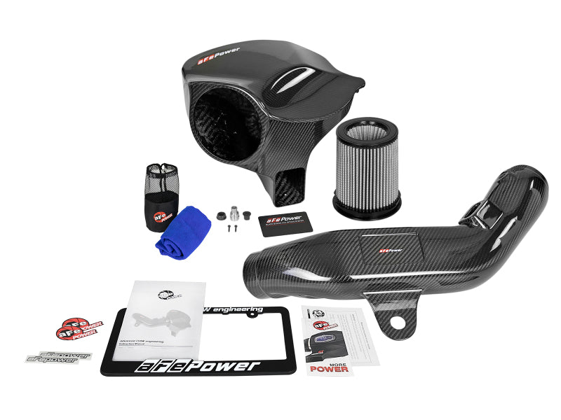 aFe Black Series Carbon Fiber CAIS w/PDS Filter 16-18 BMW M2 (F87) L6-3.0L