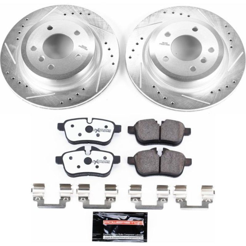 Power Stop 09-10 BMW Z4 Rear Z26 Street Warrior Brake Kit