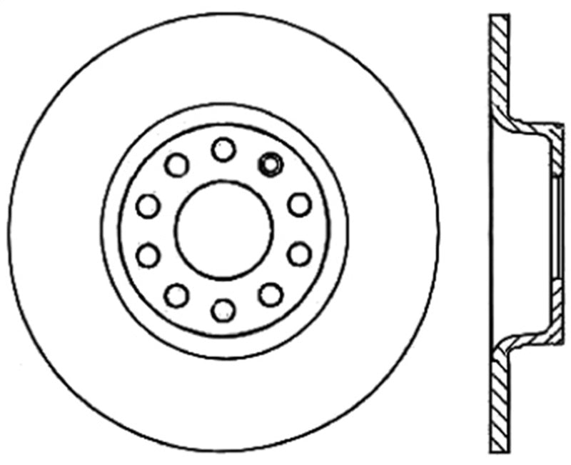 StopTech Slotted & Drilled Sport Brake Rotor