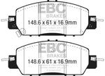 EBC 2016+ Honda Accord LX Sedan 2.4L Yellowstuff Front Brake Pads