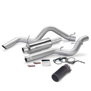 Banks Power 06-07 Chevy 6.6L CCSB Monster Exhaust System - SS Single Exhaust w/ Black Tip