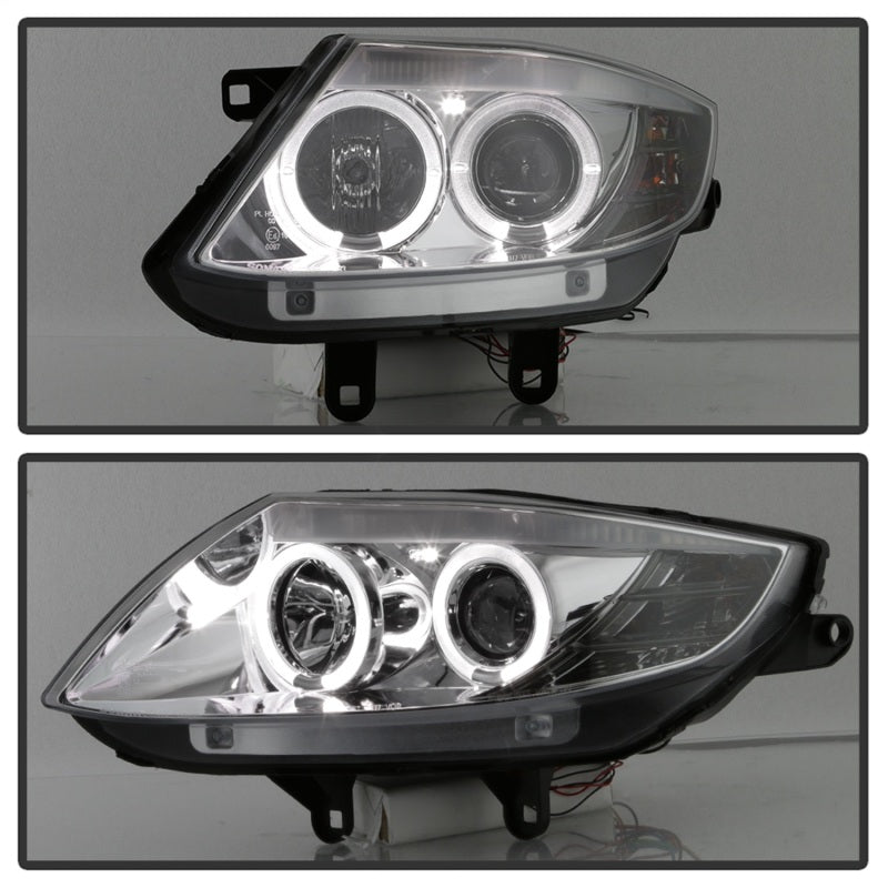 Spyder BMW Z4 03-08 Projector Headlights Xenon/HID Model Only - LED Halo Chrome PRO-YD-BMWZ403-HID-C