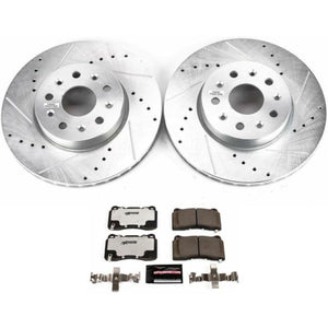 Power Stop 16-18 Cadillac CT6 Front Z26 Street Warrior Brake Kit