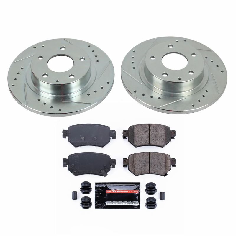 Power Stop 16-18 Mazda 6 Rear Z23 Evolution Sport Brake Kit