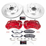 Power Stop 15-17 Chevrolet City Express Front Z36 Truck & Tow Brake Kit w/Calipers