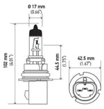 Hella Bulb 9007 12V 65/55W Px29T T4625 +50(2)