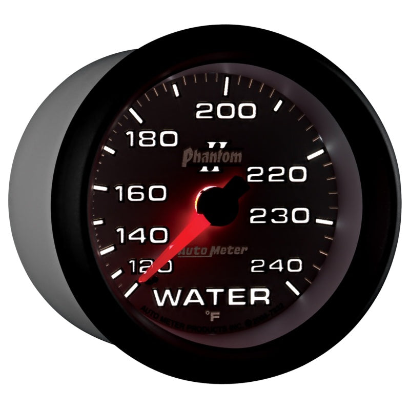 Autometer Phantom II 2-5/8in 120-240 Degree F Mechanical Water Gauge