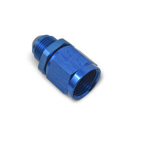 Russell Performance BLUE ANODIZED -6 TUBE COUPLING NUT W/ FLARED REDUCER TO -4 AN MALE