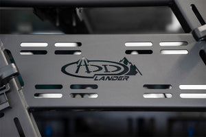 Addictive Desert Designs 2015+ Ford F-150 Overlander Chase Rack w/ 3rd Brake Light - Hammer Black