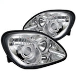 Spyder Mercedes Benz SLK 98-04 Projector Halogen Model- LED Halo Chrm PRO-YD-MBSLK98-1PC-HL-C