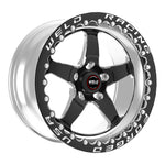 Weld S71 15x10.33 / 5x4.75 BP / 6.5in. BS Black Wheel (Medium Pad) - Black Single Beadlock MT