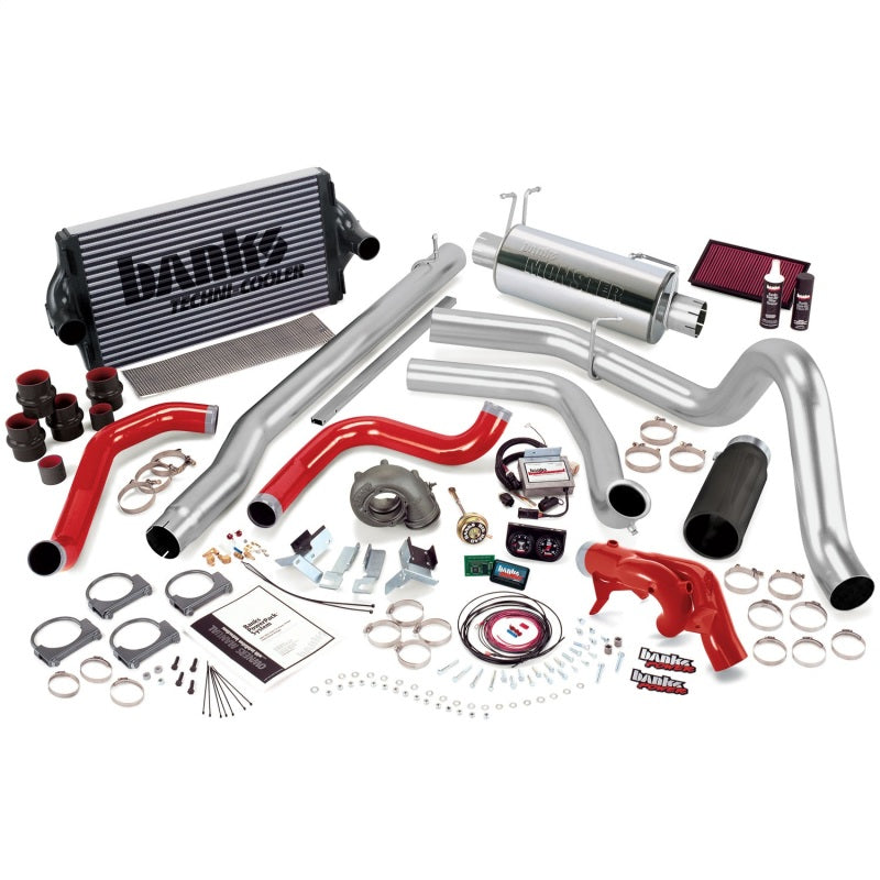 Banks Power 99 Ford 7.3L F250/350 Auto PowerPack System - SS Single Exhaust w/ Black Tip